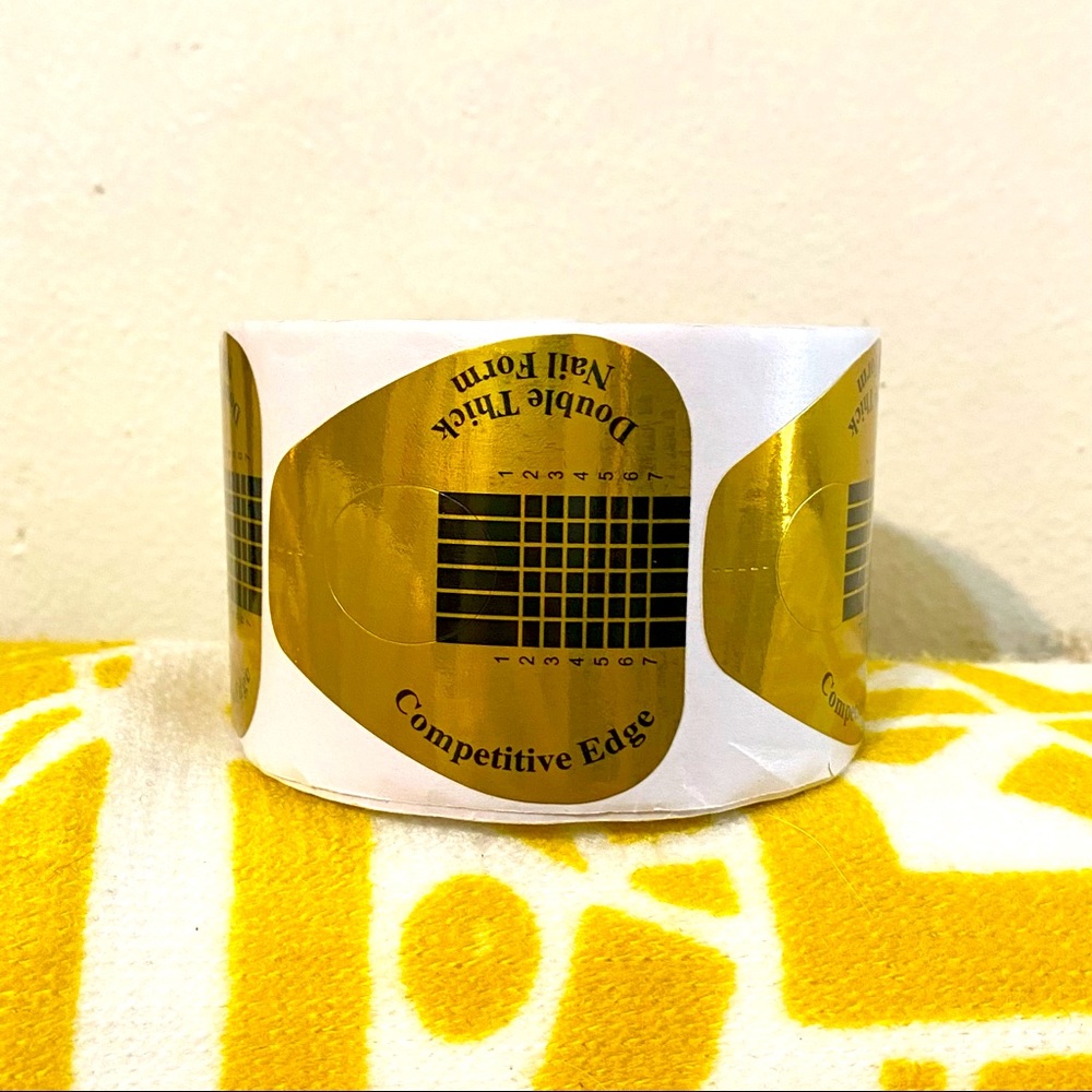 Roll of double thick nail forms